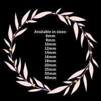 Red glass eye cabochons in sizes 6mm to 40mm human bird animal zombie eyes (501)
