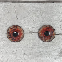Glass eye cabochons in sizes 6mm to 40mm human iris dog cat animal eyes (413)