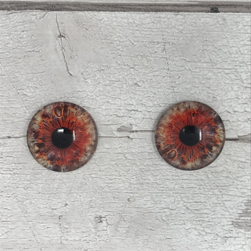 Glass eye cabochons in sizes 6mm to 40mm human iris dog cat animal eyes (413)