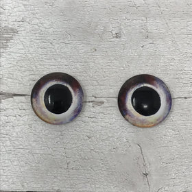 Glass eye cabochons in sizes 6mm to 20mm dragon eyes fish reptile lizard iris (397)