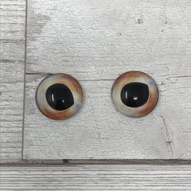 Glass eye cabochons in sizes 6mm to 20mm dragon eyes fish reptile lizard iris (400)